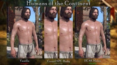 первый скриншот из Модификация – The Witcher 3 Humans of the Continent 4K-2K Textures