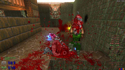 первый скриншот из Brutal Doom Rebirth 2.0.