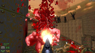 второй скриншот из Brutal Doom Rebirth 2.0.