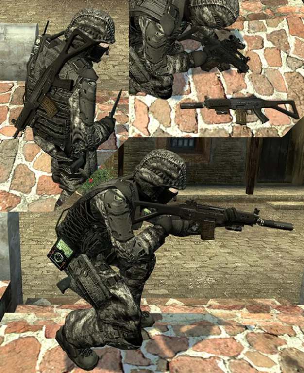 Counter-Strike: Source - MW2 Weapons Pack v2