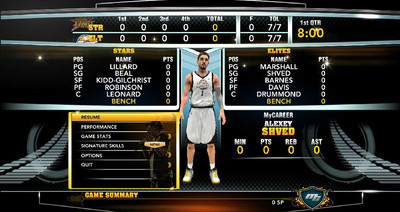четвертый скриншот из NBA 2K13 - Alexey Shved MyCareer