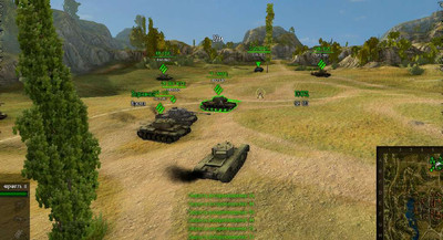 первый скриншот из Worlf of Tanks - XVM оленемер/оленеметр (официальный)