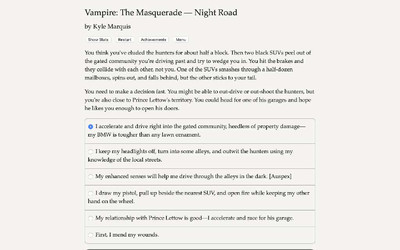 четвертый скриншот из Vampire: The Masquerade — Night Road
