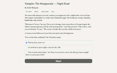 третий скриншот из Vampire: The Masquerade — Night Road
