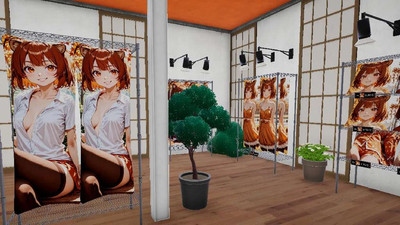 третий скриншот из Shop Simulator: Waifu Pillows