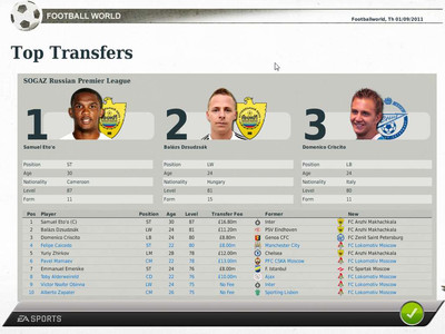 второй скриншот из FIFA MANAGER 12 - Big Facepack