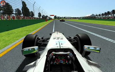 первый скриншот из rFactor 2 - F1RFT mod 2013