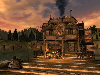 третий скриншот из TES IV: Oblivion - мод "Живые и Мертвые" (Закусочная "У Семи Дорог")