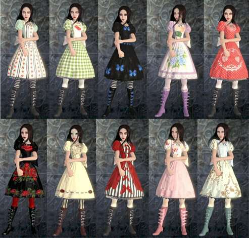 Alice: Madness Returns - Платья Alice: Madness Returns - Платья