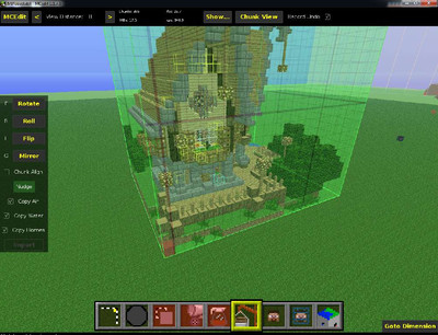 первый скриншот из MineCraft - MCEdit - schematics/MCEdit - схемы