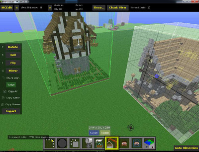 четвертый скриншот из MineCraft - MCEdit - schematics/MCEdit - схемы