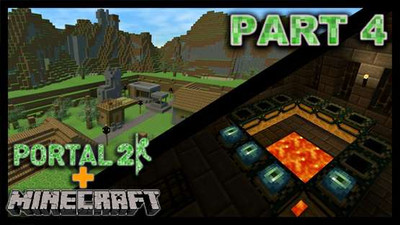 второй скриншот из Minecraft in Portal 2