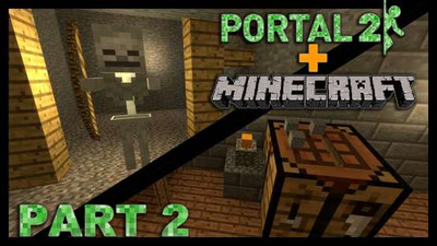 четвертый скриншот из Minecraft in Portal 2