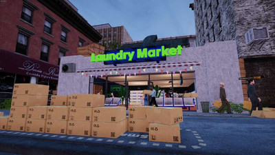 второй скриншот из Laundry and Supermarket Simulator