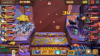 четвертый скриншот из Coin Push RPG