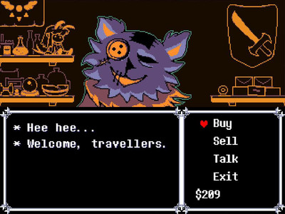 третий скриншот из Deltarune 1-4 главы