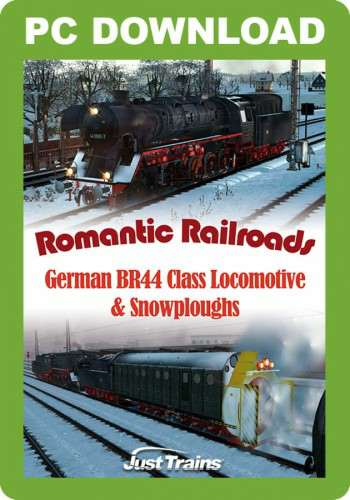 Train Simulator 2016 / Railworks - Romantic Railroads - German BR44 Class Locomotive & Snowploughs