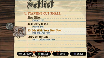 второй скриншот из Guitar Hero III TracksPacks