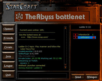 первый скриншот из iCCup - StarCraft 1.15.3 + Patch до 1.16.1 + Anti-Hack + New Maps