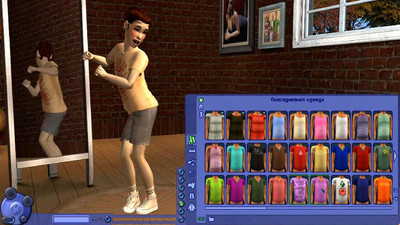 второй скриншот из The Sims 2 женская одежда для подростков и студентов