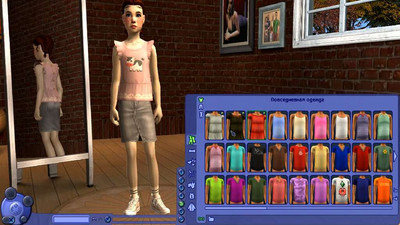 первый скриншот из The Sims 2 женская одежда для подростков и студентов