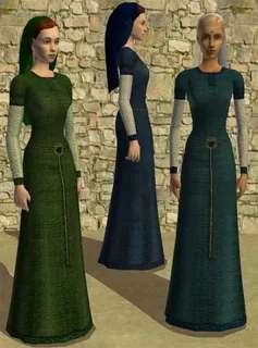 The Sims 2 / Симс 2 - Средневековые платья The Sims 2 / Симс 2 - Средневековые платья