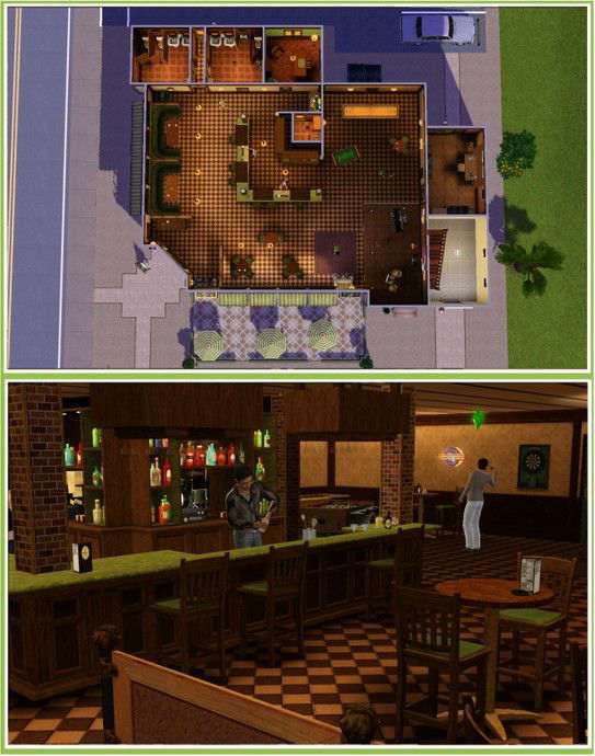 Дополнения к игре The Sims 2 - Магазины, рестораны, бары и лоты к ним Дополнения к игре The Sims 2 - Магазины, рестораны, бары и лоты к ним