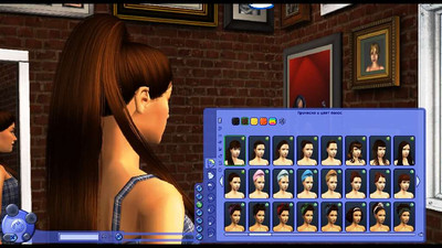 второй скриншот из The Sims 2 - дополнения: прически
