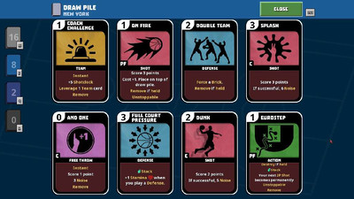 второй скриншот из Clutchtime: Basketball Deckbuilder