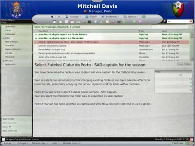 второй скриншот из Football Manager 2008 / FM 2008