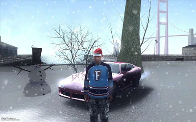 второй скриншот из Winter Vacation 2.0 (GTA: San Andreas) (зимняя модификация для GTA: San Andreas)