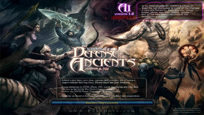 первый скриншот из DotA Allstars v6.72f AI (Defence of the Ancients) [72f AI]