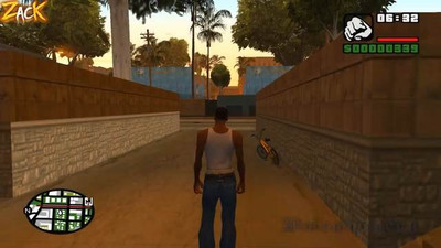 первый скриншот из Grand Theft Auto: San Andreas (GTA SA) "FPS "Вид от первого лица""