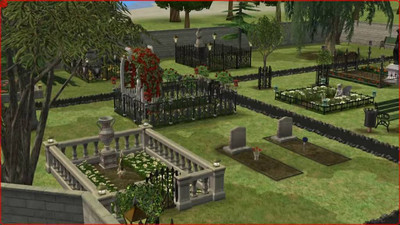 четвертый скриншот из Кладбище для Sims 2