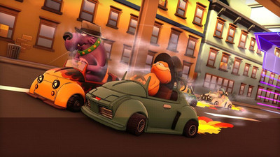 четвертый скриншот из Garfield Kart 2 - All You Can Drift