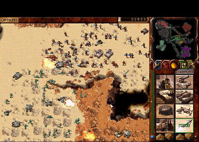 первый скриншот из re-engeenered DUNE 2000 - DUNE 2009 Patch