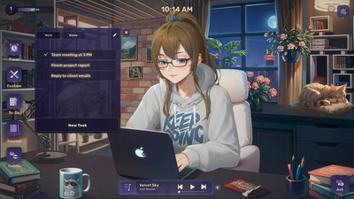второй скриншот из Lo-Fi Girl: AI Assistant