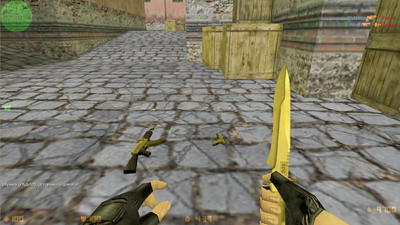 третий скриншот из Модели золотого оружия Counter-Strike 1.6