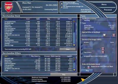 первый скриншот из Total Club Manager 2003