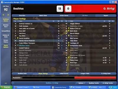 первый скриншот из Championship Manager 03-04