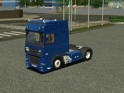 второй скриншот из Eurotruck simulator Addon (by sng78) - cars, treilers, graph, traffic...