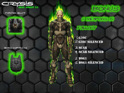 второй скриншот из Fallout 3 "Нано броня из Crysis v2.0"