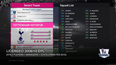 третий скриншот из PESEdit 2010 Patch (Pro Evolution Soccer (PES) 2010)