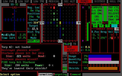 второй скриншот из star fleet II - Krellan Commander Version 2.0
