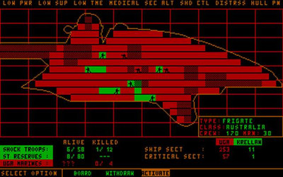 третий скриншот из star fleet II - Krellan Commander Version 2.0