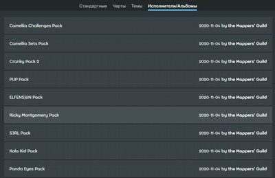 второй скриншот из Сборник чартов и тематических паков карт (beatmaps pack) [osu!]