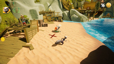 четвертый скриншот из Chickenhare and the treasure of Spiking-Beard