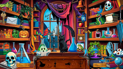 четвертый скриншот из Hiddenius: Sorceress Journey, 2: First Halloween