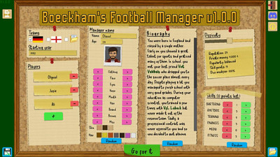 четвертый скриншот из Boeckham's Football Manager