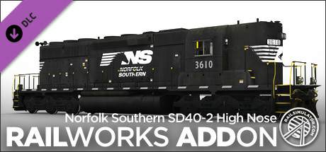 Mods Railworks: Norfolk Southern SD40-2 HighNose